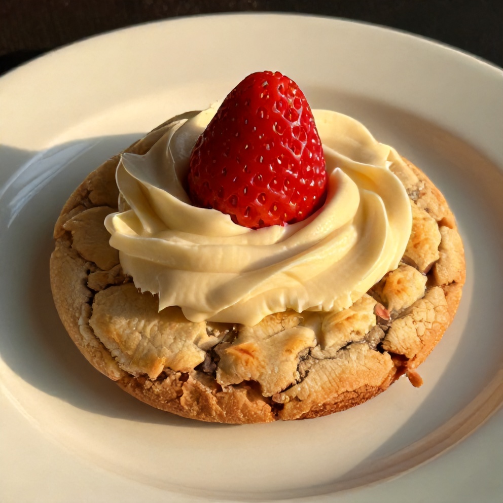 Strawberry Cheesecake Cookies with Cream Cheese Frosting