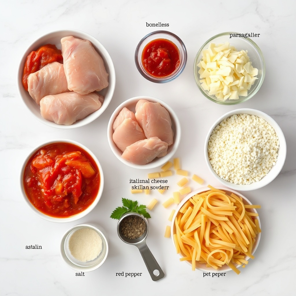 Chicken Parmesan Casserole Ingredients