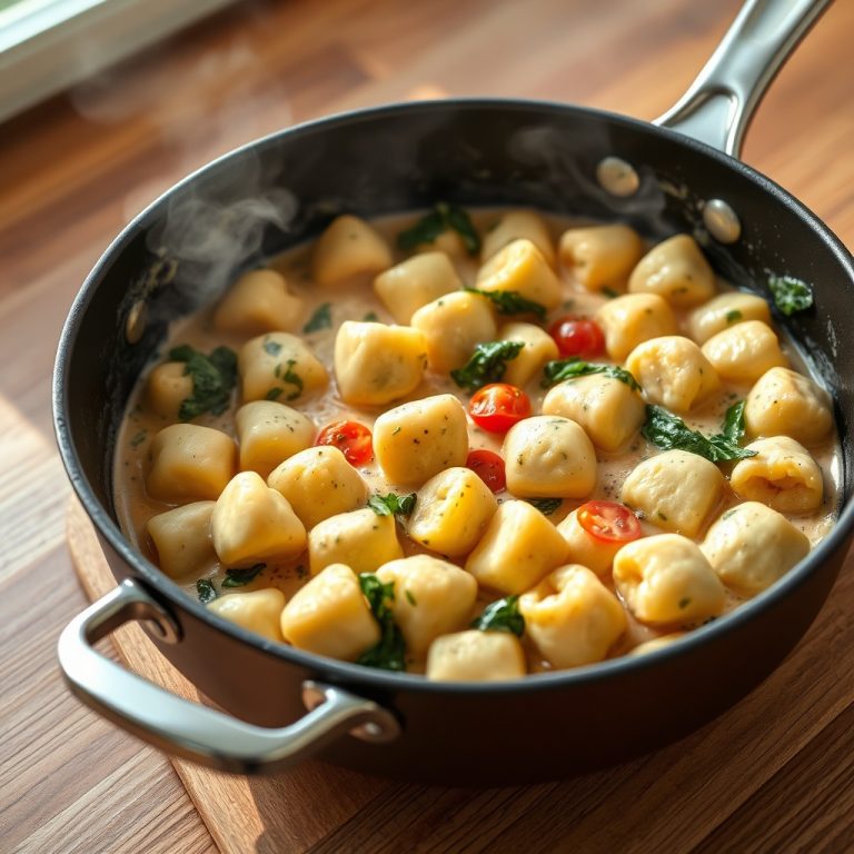 creamy tuscan gnocchi