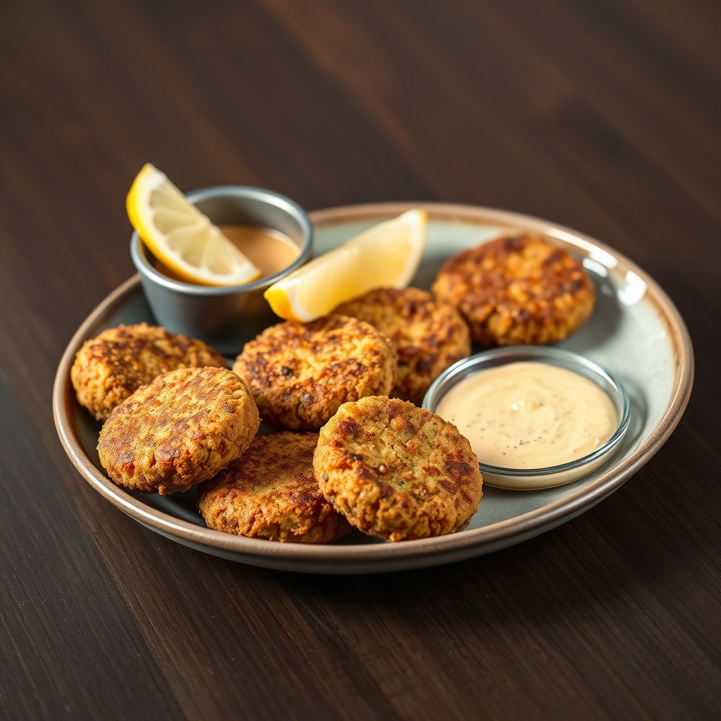 crispy baked falafel
