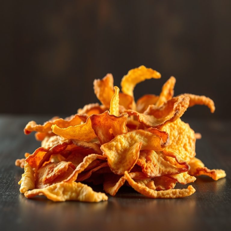 crispy chicken skin chips