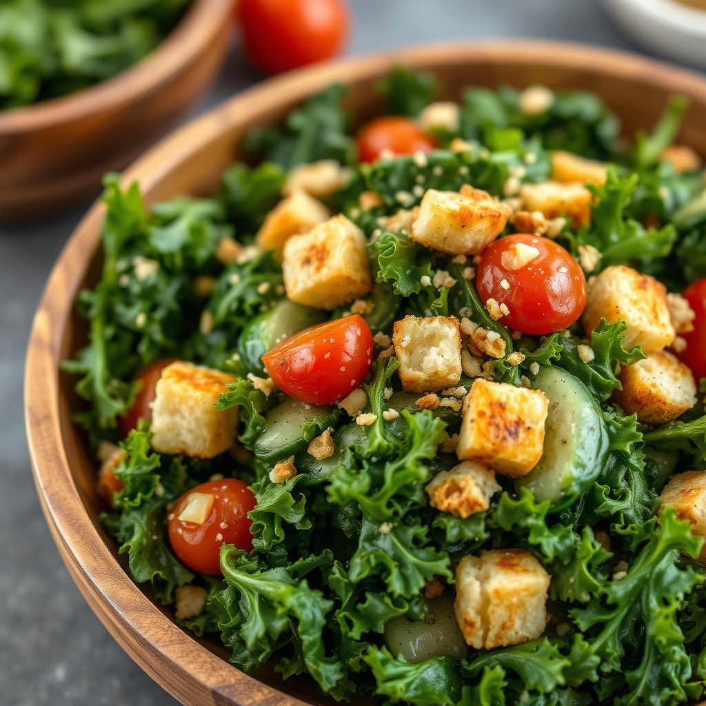 Kale Salad with Lemon Dressing