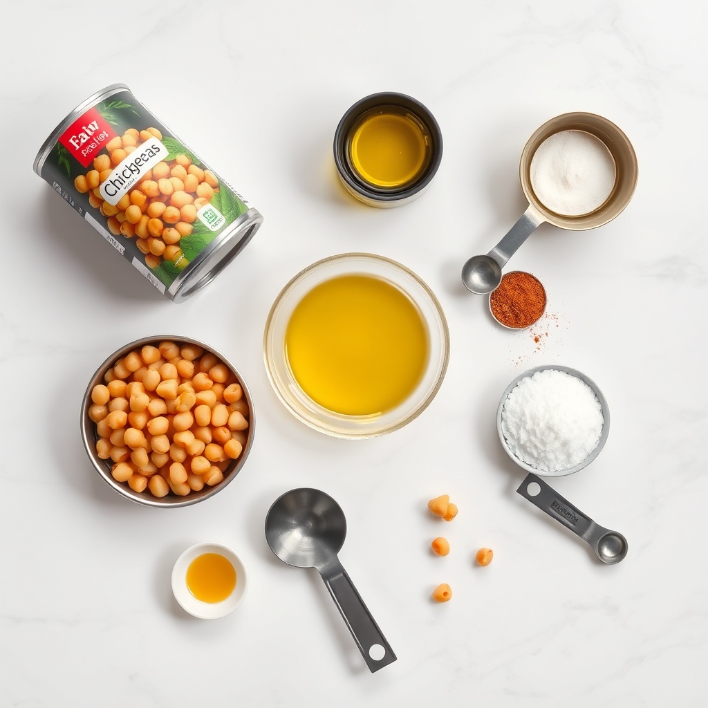 Ingredients for Crispy Roasted Chickpeas
