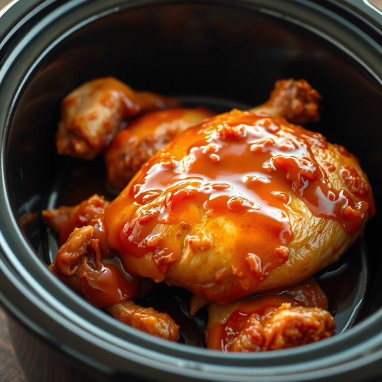 crock pot bourbon chicken