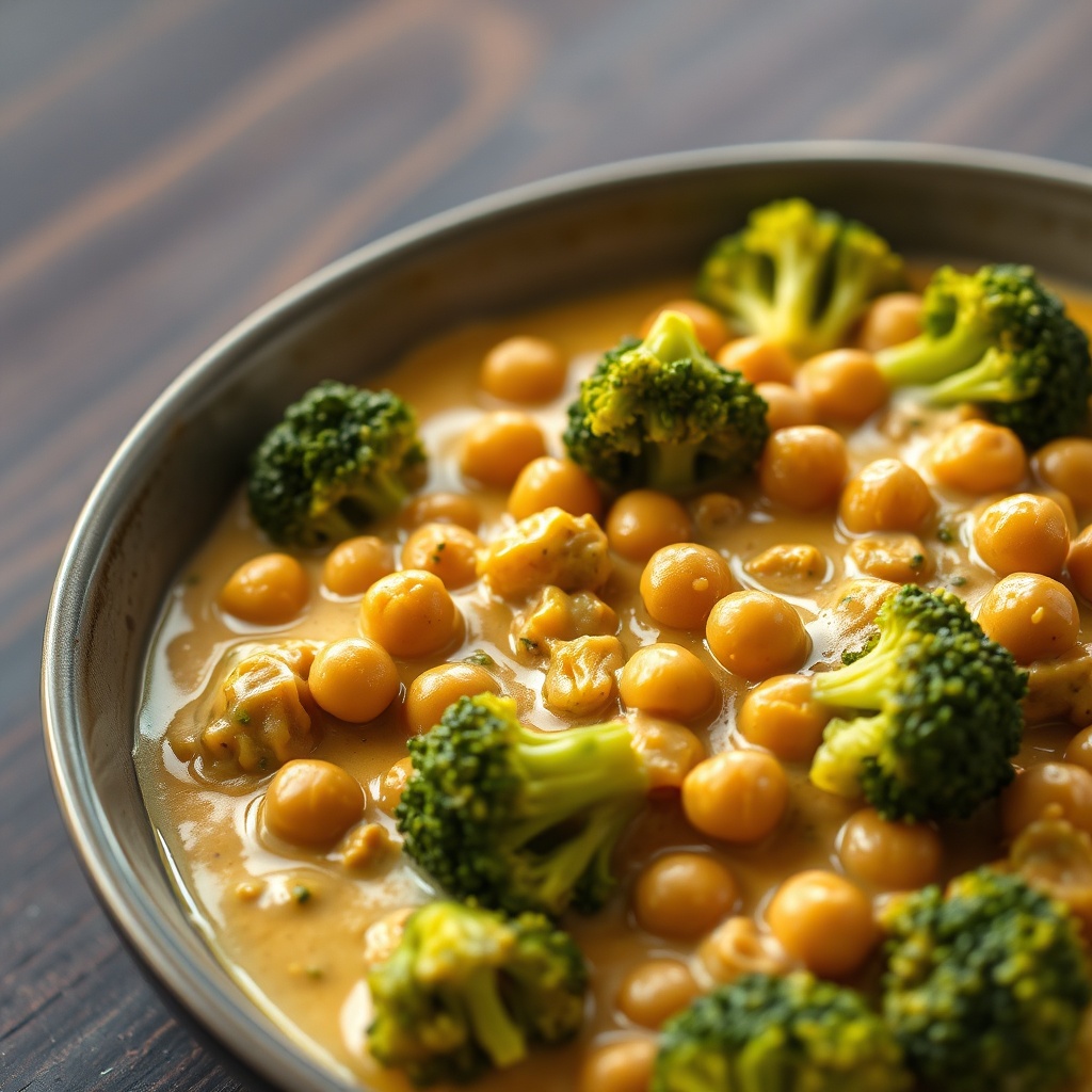 Easy Broccoli Chickpea Curry
