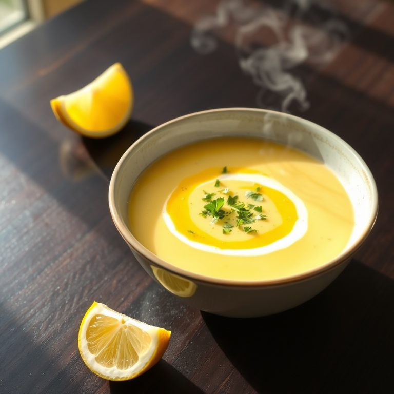 Greek Egg and Lemon Soup