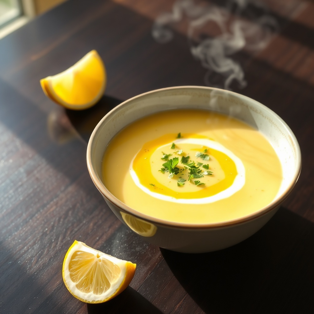 Greek Egg and Lemon Soup