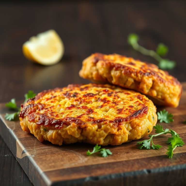 Mediterranean Lemon Chickpea Patties