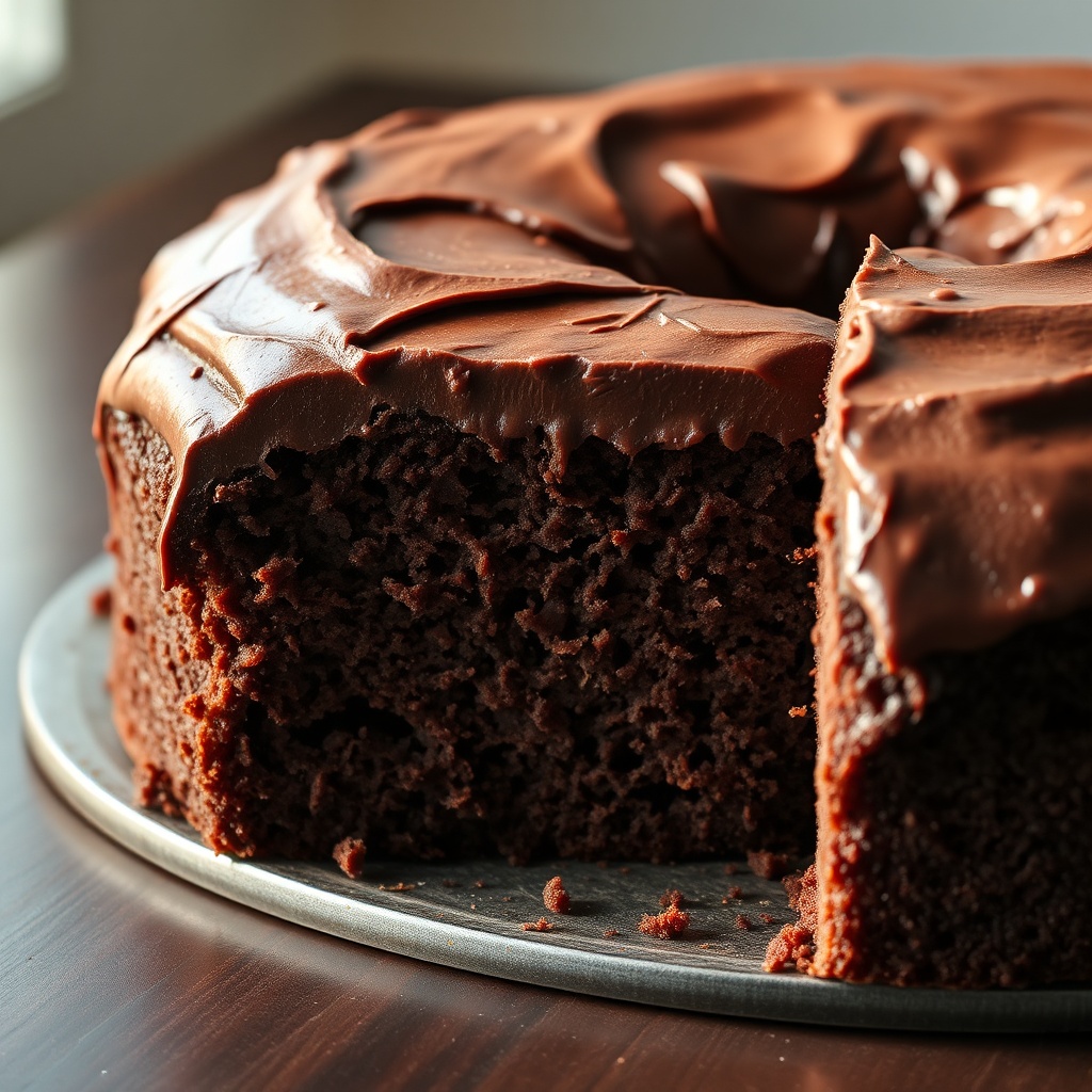 moist buttermilk chocolate cake
