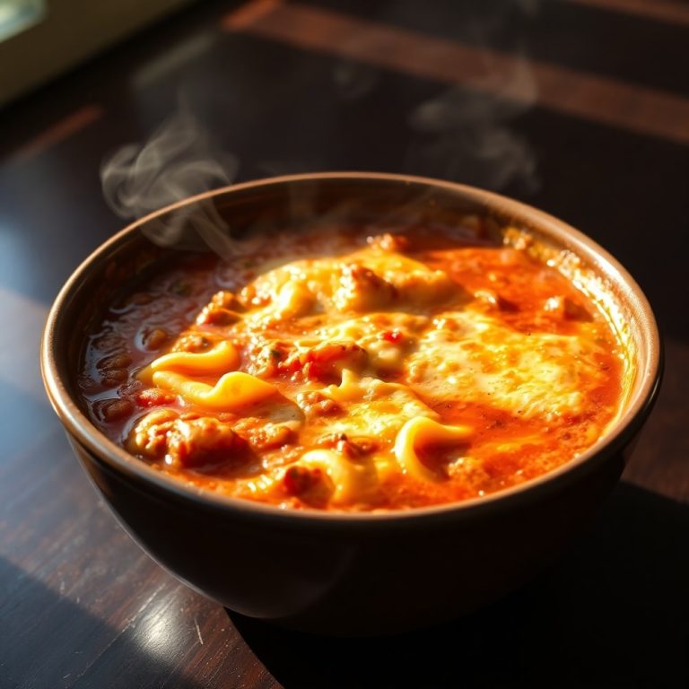 vegetarian lasagna soup