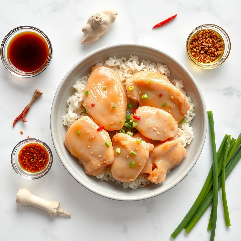 Vietnamese Caramel Ginger Chicken Ingredients